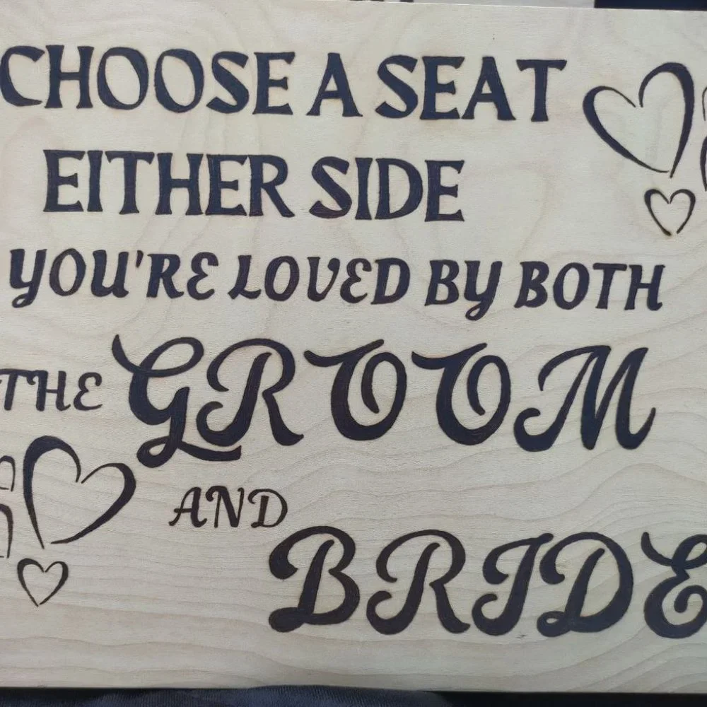 Choose a Seat Wedding Sign - Picture 1 of 1